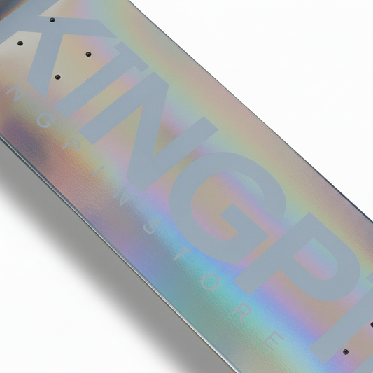 Kingpin Skate Supply Deck OG Logo Foil Iridescent Edition