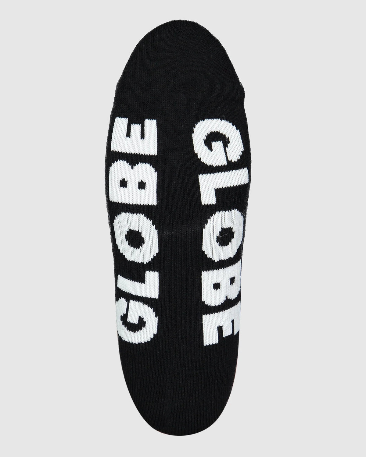 Globe Socks 3 Pack Low Impact Invisible No Show Black Size 7-11 Skateboard Sox