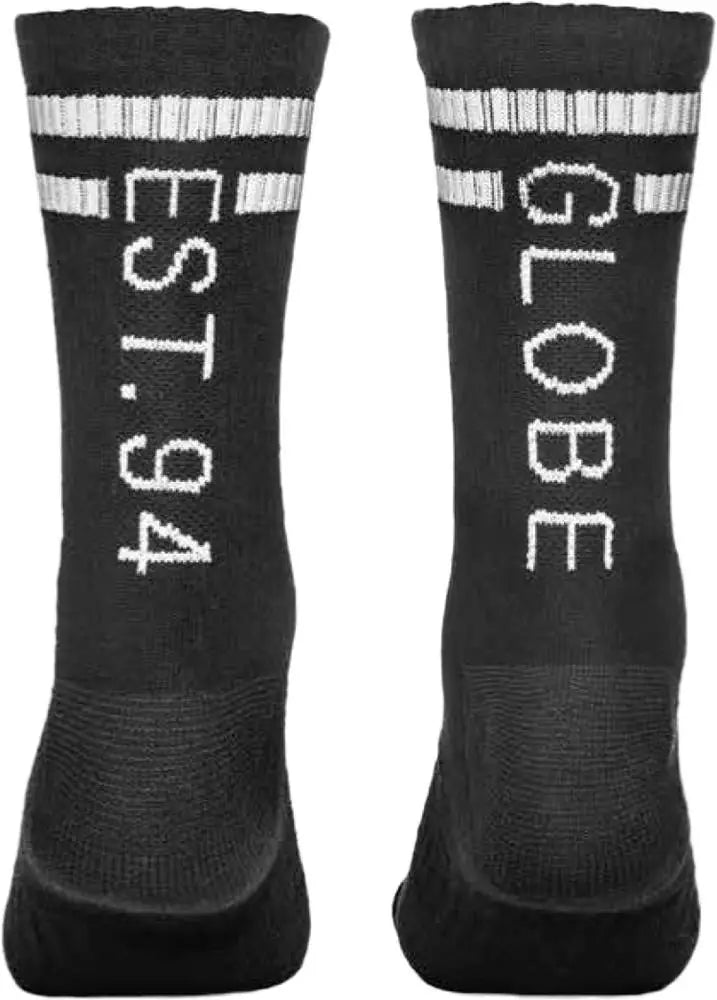 Globe Socks 5 Pack Carter Crew Assorted Black SIZE 7-11 Skateboard Sox