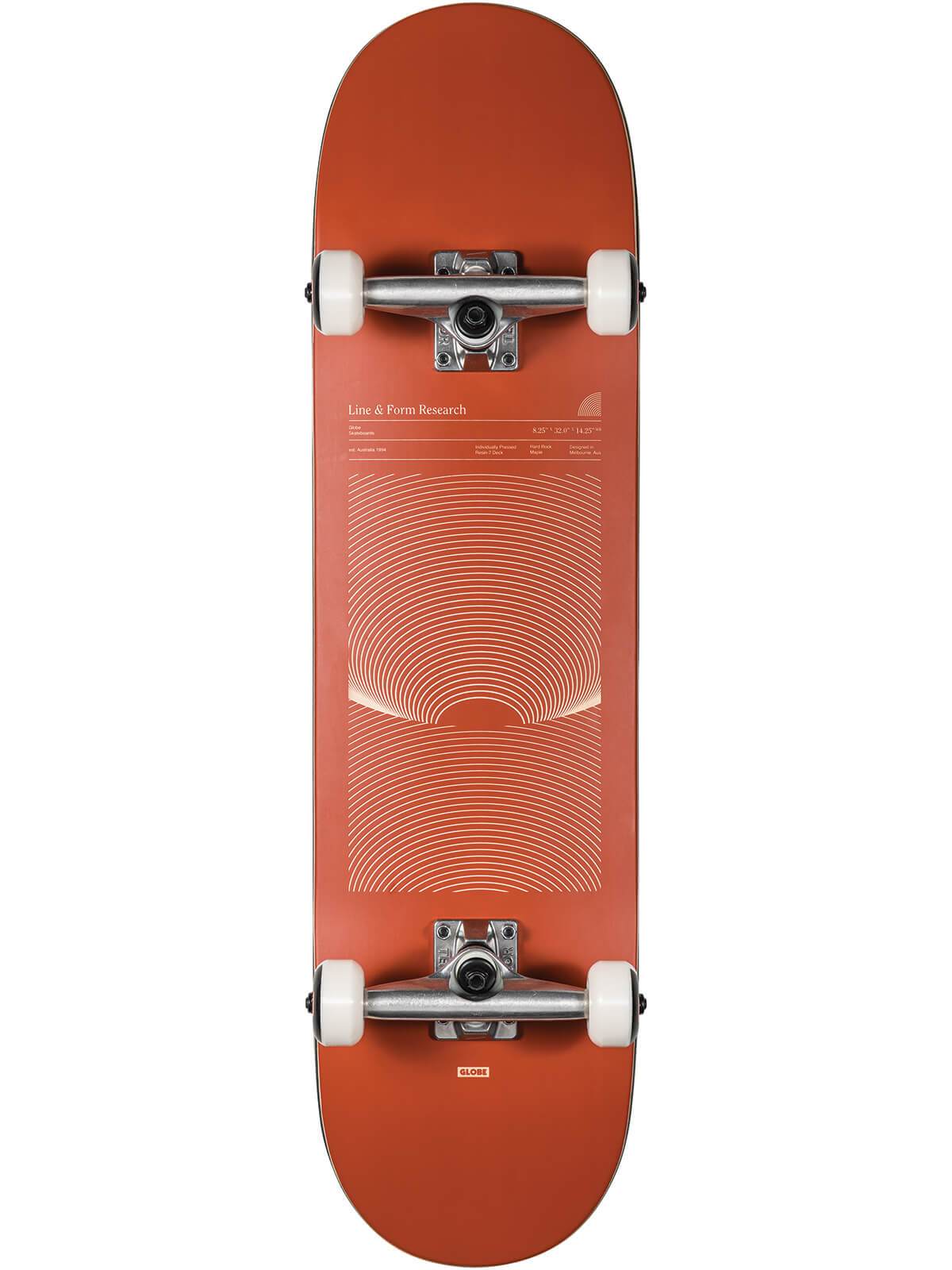Globe Complete Skateboard G1 Lineform Cinnamon 8 25