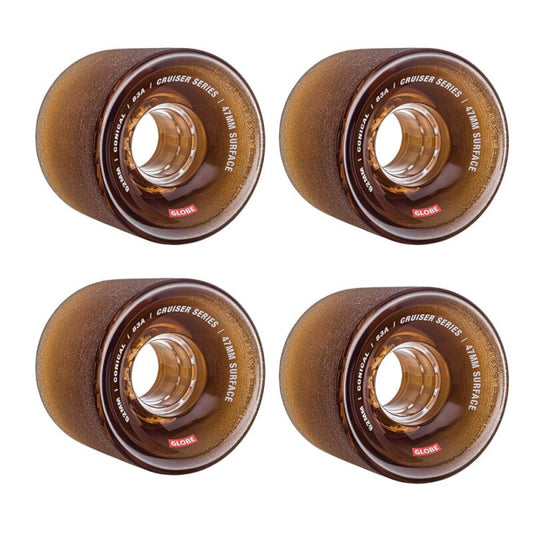 Globe Wheels Conical Cruiser 62mm Clear Coffee 83a