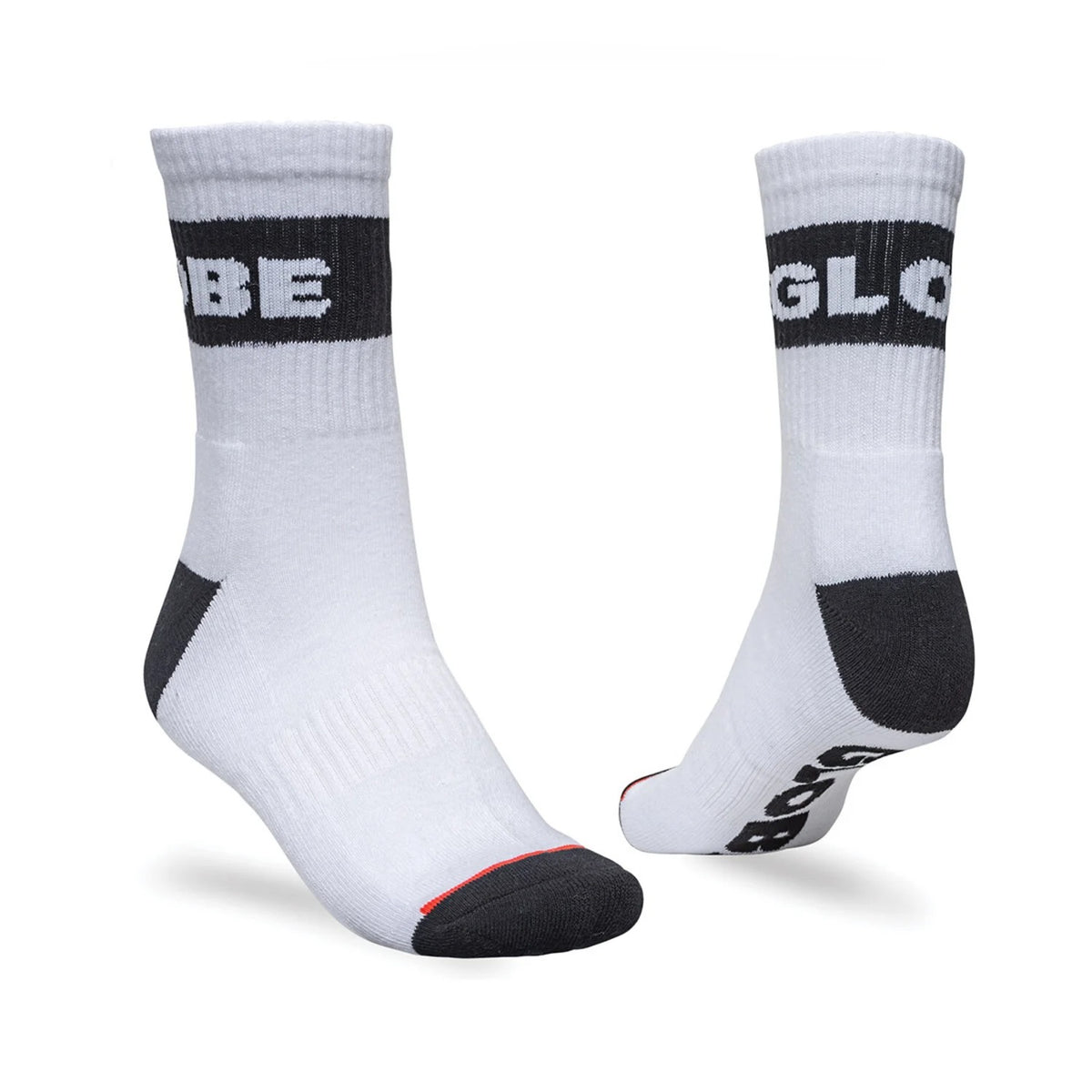 Globe Socks 5 Pack Horizons Crew White Size 7-11 Skateboard Sox