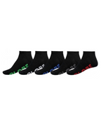 Globe Socks 5 Pack Stealth Ankle Black Size 7-11 Skateboard Sox