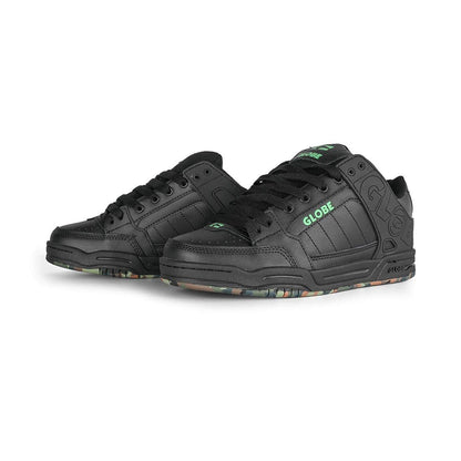 Globe Shoes Tilt Black/Green/Mosaic US Size Skateboard Sneakers