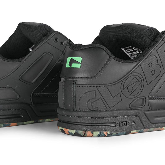 Globe Shoes Tilt Black/Green/Mosaic US Size Skateboard Sneakers