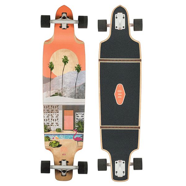 Globe Complete Skateboard Spearpoint 40 Motel Drop Thru Downhill Longboard