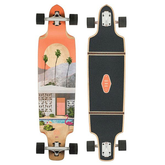 Globe Complete Skateboard Spearpoint 40" Motel Drop Thru Downhill Longboard
