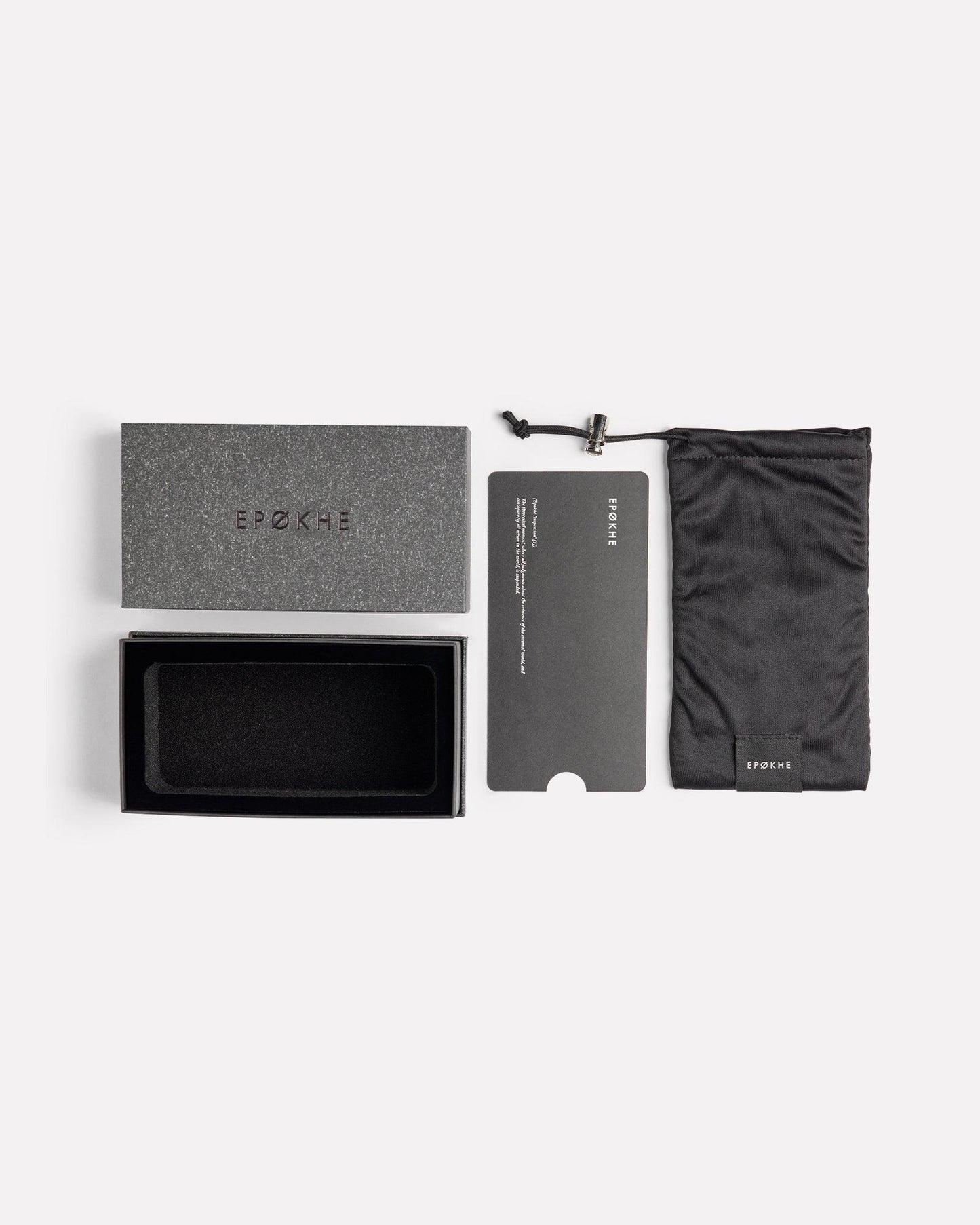Epokhe Guilty Sunglasses - Black Tortoise Polished / Grey