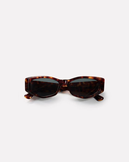 Epokhe Guilty Sunglasses - Tortoise Polished/Green