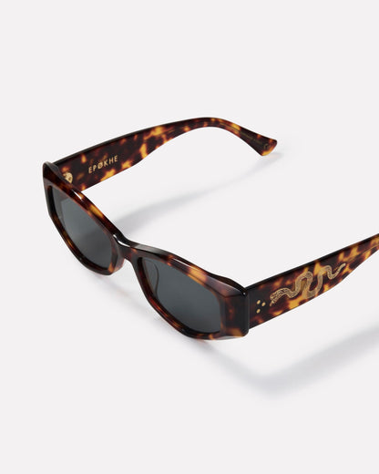 Epokhe Guilty Sunglasses - Tortoise Polished/Green