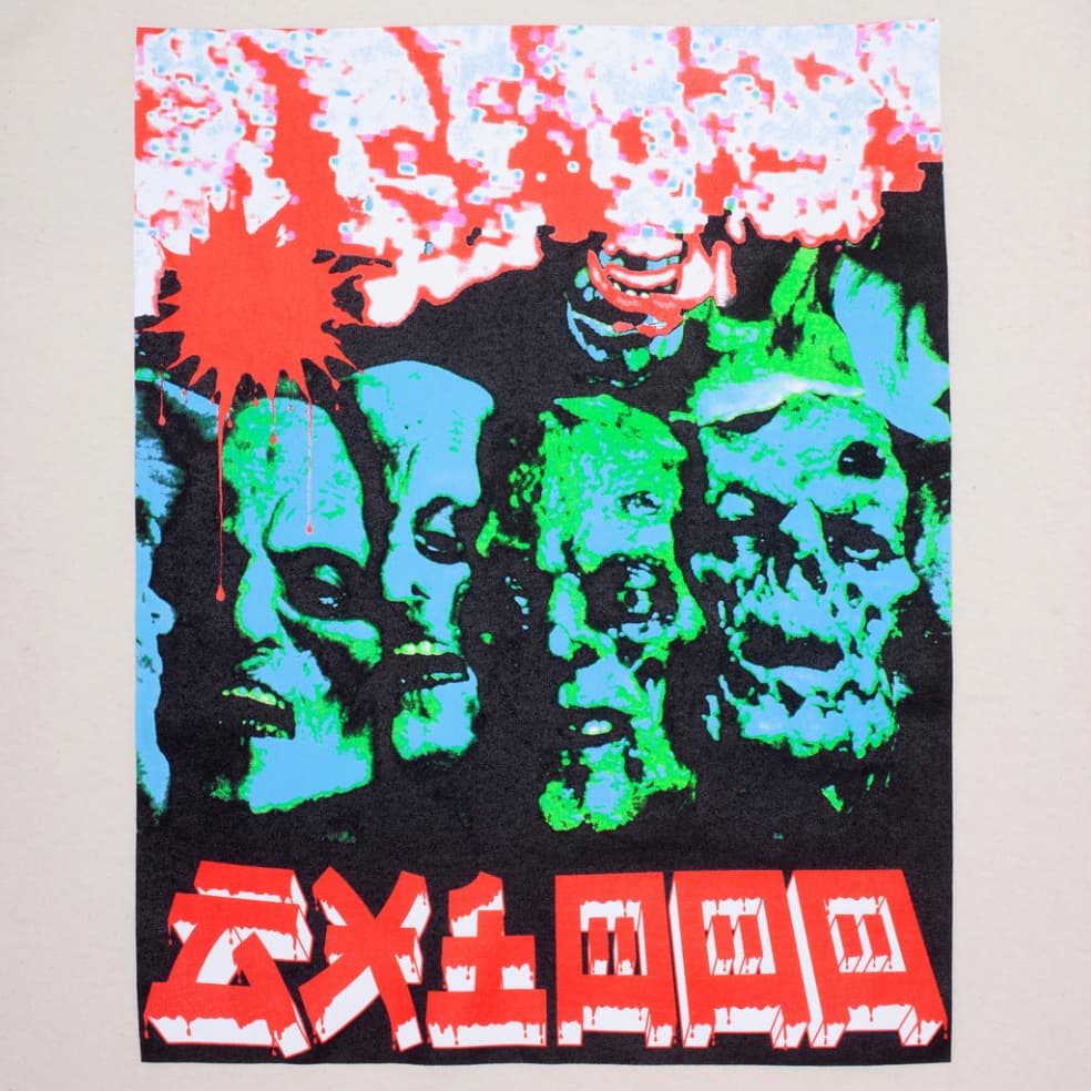 Gx1000 Tee Zombie Cream Premium Skateboard T Shirt