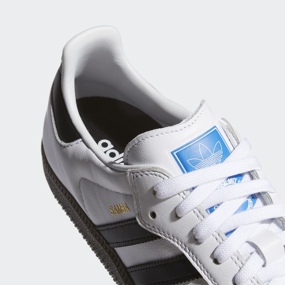 Adidas Shoes Samba Adv White Black Gum Us Size Skateboard Sneakers Originals