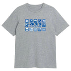 411Vm Tee Icons Athletic Heather Grey Reissue Skateboard T Shirt