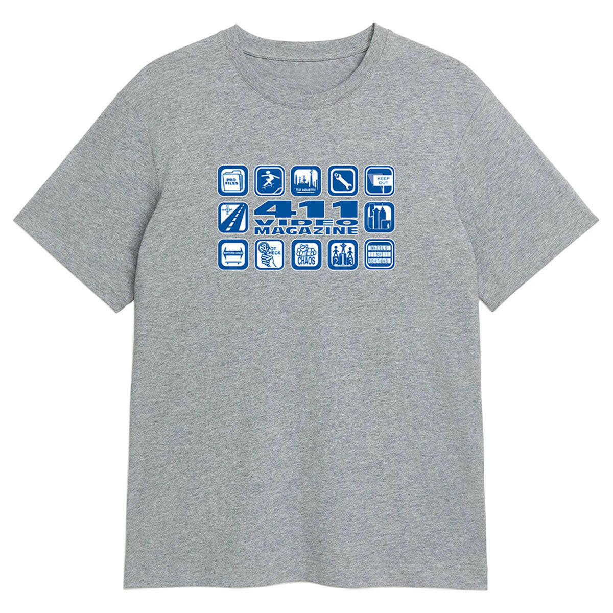 411Vm Tee Icons Athletic Heather Grey Reissue Skateboard T Shirt