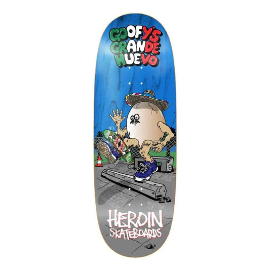 Heroin Goofy's Grande Egg Skateboard Deck 10.75" (Cinco De Mayo Guest Model)