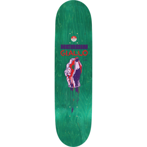 Heroin Skateboard Deck Tom Day Giallo 8 5