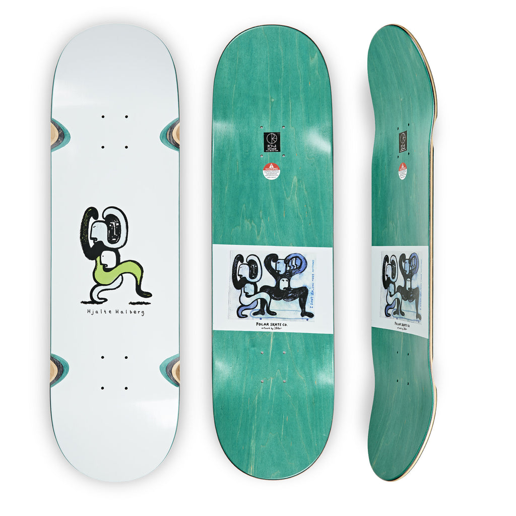 Polar Skateboard Deck Hjalte Halberg Lurking Wheel Wells 8 375