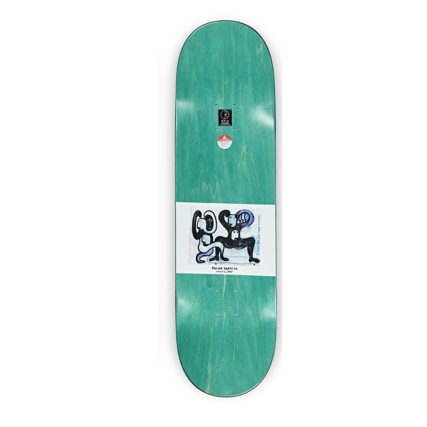 Polar Skateboard Deck HJALTE HALBERG Lurking Wheel Wells 8.375"