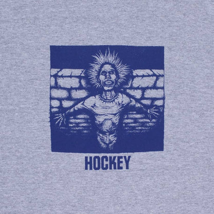 Hockey Tee Crippling Grey Heather Skateboard T Shirt