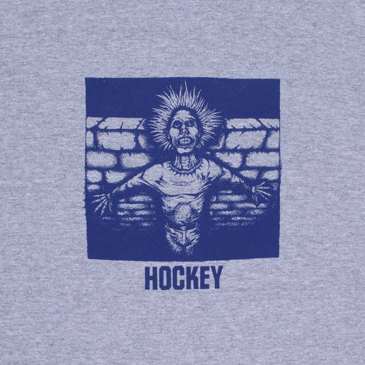 Hockey Tee Crippling Grey Heather Skateboard T Shirt