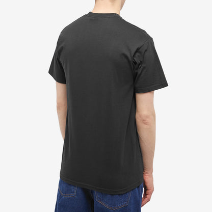 Hockey Tee Sharp City Black Skateboard T Shirt