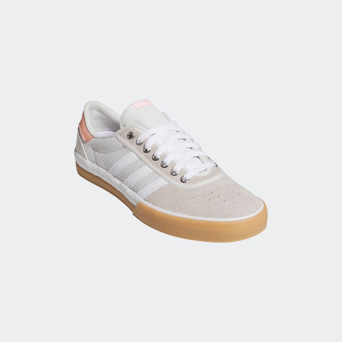 Adidas Shoes Lucas Puig Premiere White Crystal Hazy Coral Skateboard Sneakers