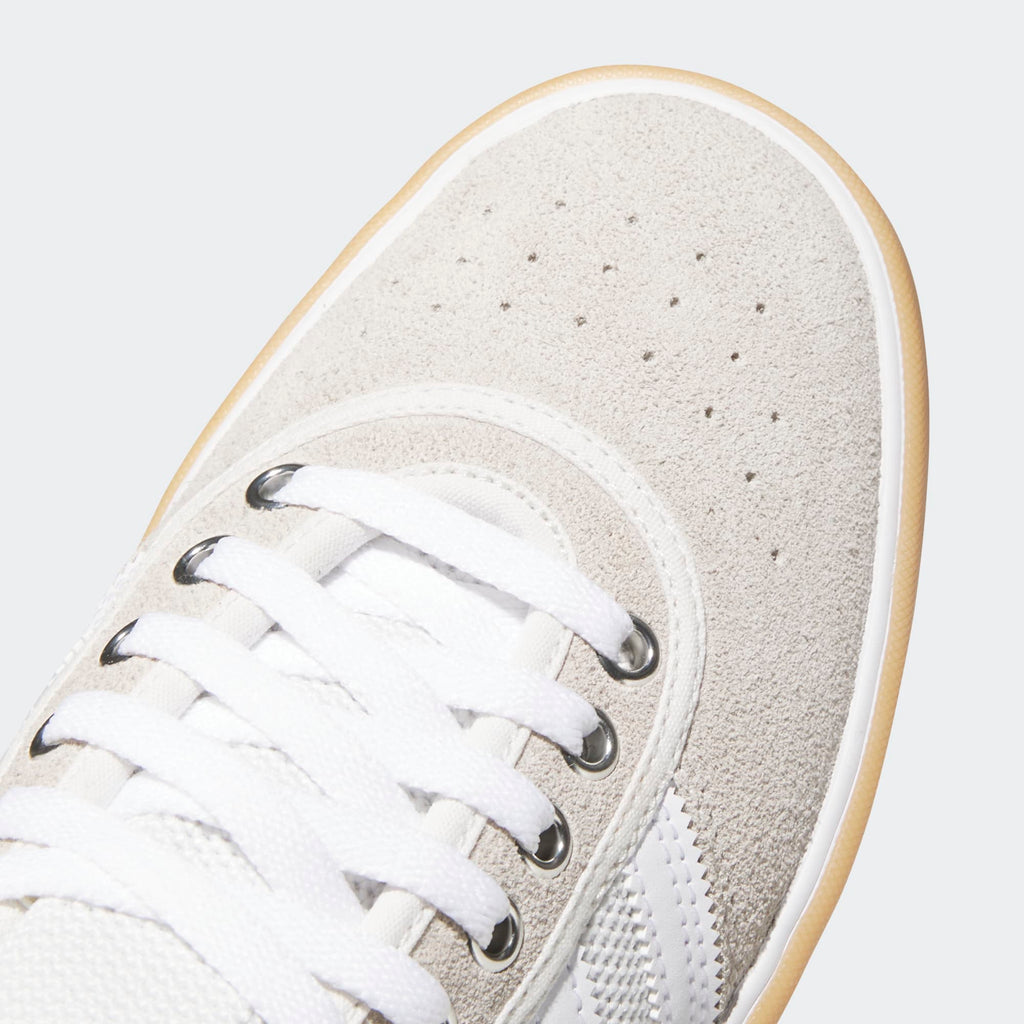 Adidas Shoes Lucas Puig Premiere White Crystal Hazy Coral Skateboard Sneakers