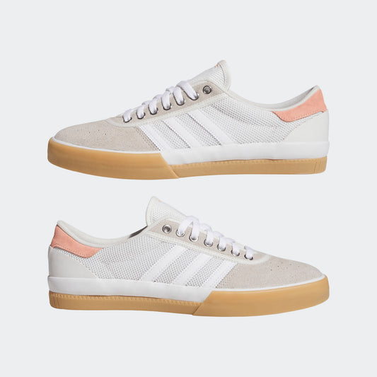 Adidas Shoes Lucas Puig Premiere White Crystal Hazy Coral Skateboard Sneakers