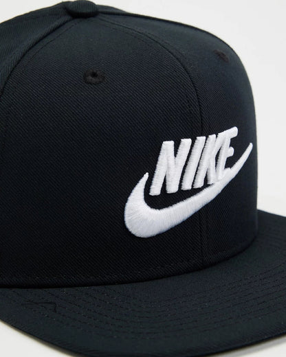Nike Cap Dri-FIT Pro Structured Futura Black/Black/White Snapback Skateboard Hat
