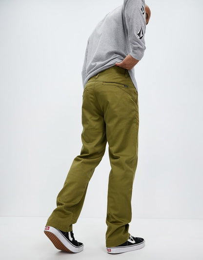 Volcom Pants Frickin Regular Stretch Old Mill Chino