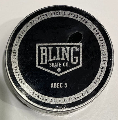 Bling Skateboard Bearings Abec 5 Premium Black