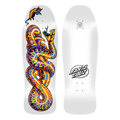 Santa Cruz Skateboard Deck Jeff Kendall Snake White 9.975" Reissue