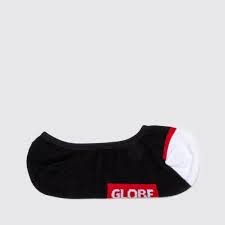 Globe Socks 5 Pack Tipper Black Invisible No Show Size 7-11 Skateboard Sox