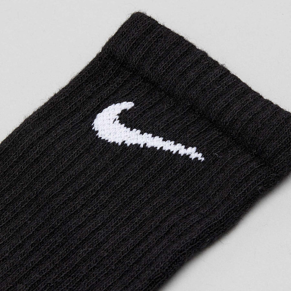Nike SB Everyday Cushioned Crew Socks 3 Pack - Black