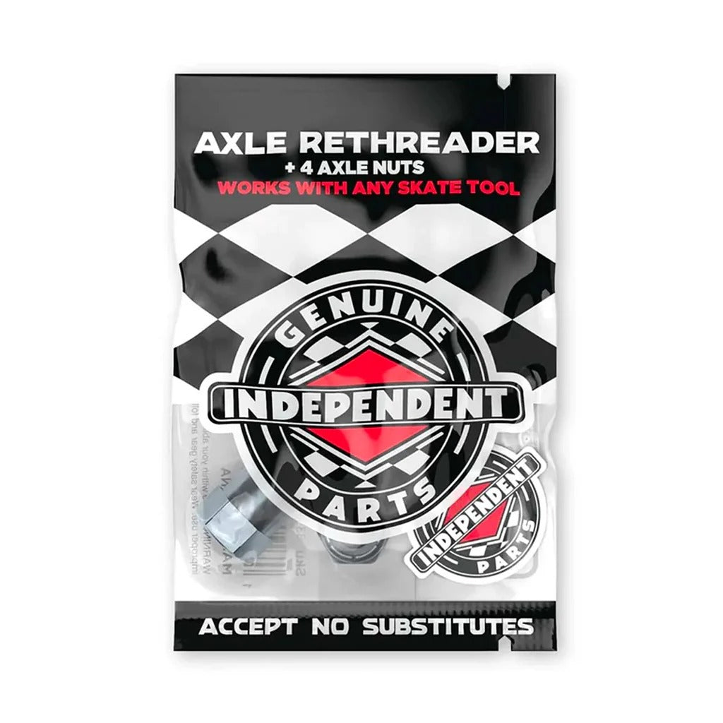 Independent Trucks Axle ReThreader Die + 4 Indy Replacement Axle Nuts
