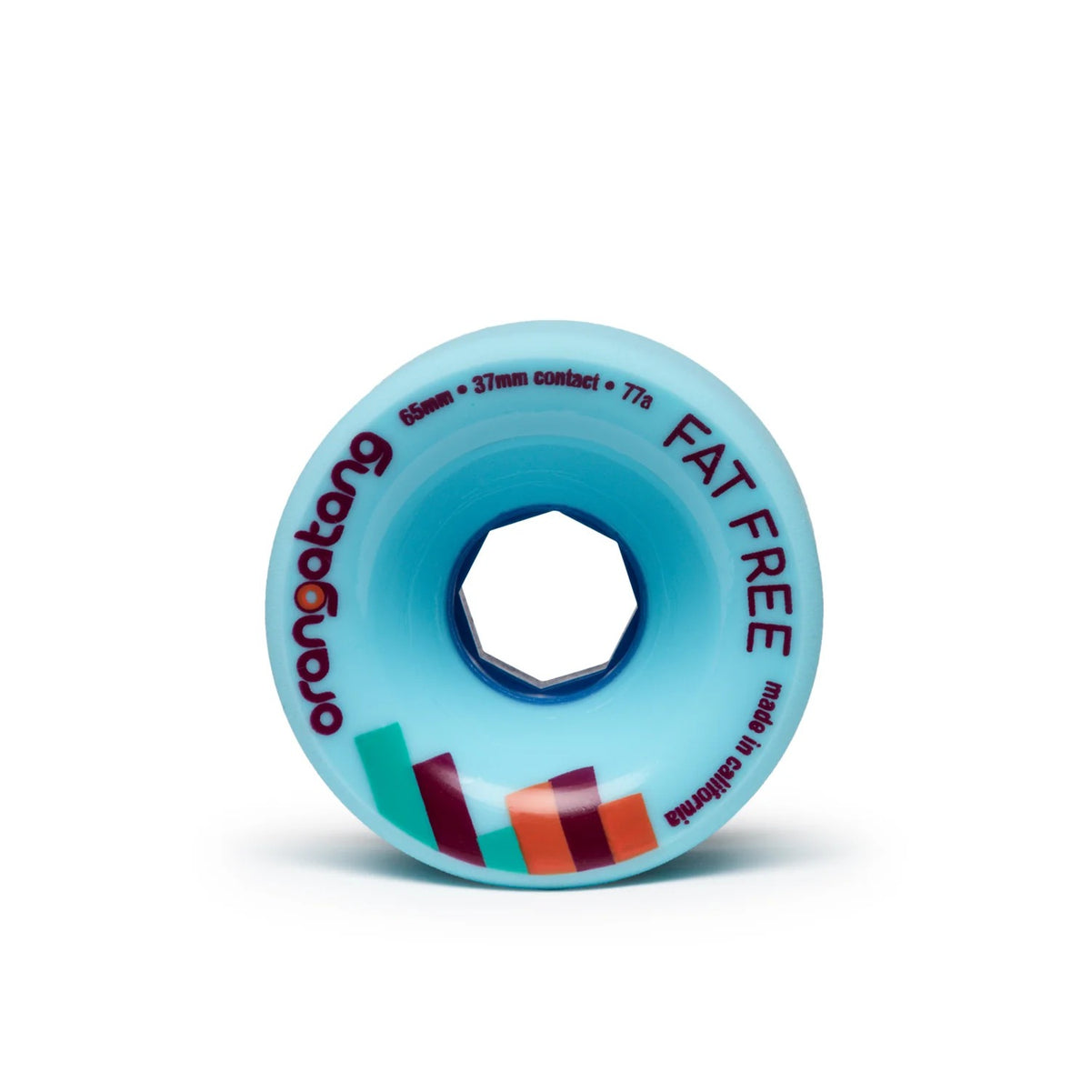 Orangatang Wheels Fat Free 65mm 77a Blue
