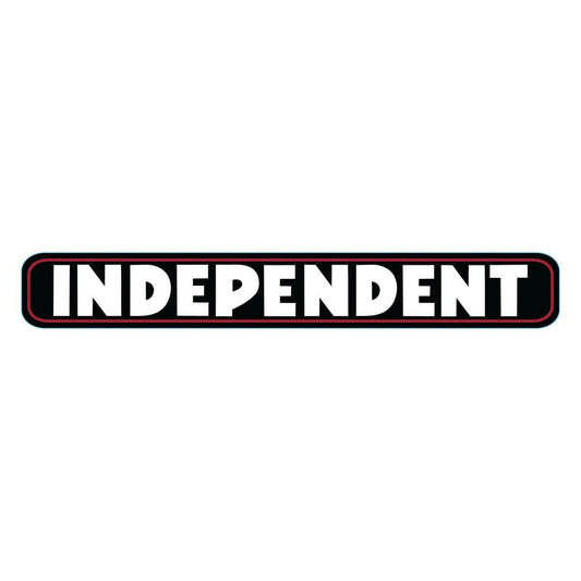 Independent Trucks Sticker Bar Decal Black 4" Indy Logo