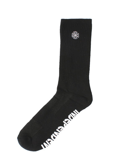 Indy Socks 4 Pack Cross Embroidery Black Size 6 10 Independent Skateboard Sox