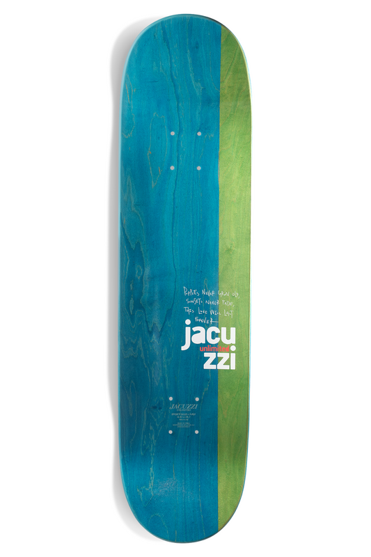 Jacuzzi Unlimited Skateboard Deck Fletch 8 25 Brown Ex7
