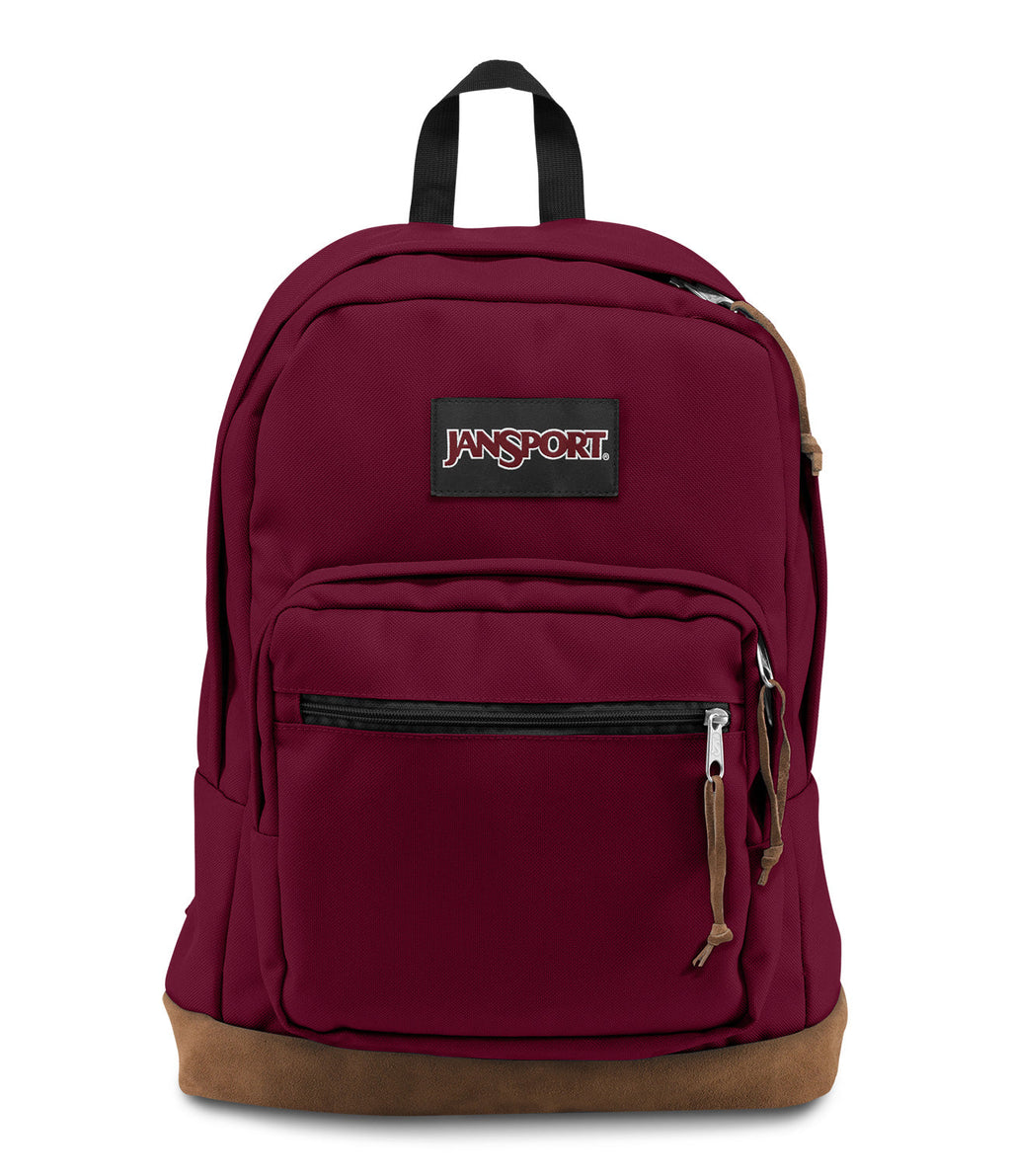 Jansport Backpack Right Pack Russet Red 31L Luggage Skate School Travel Bag