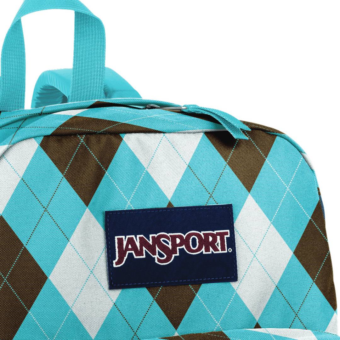 Jansport Backpack Spring Break Light Blue Skate School Travel Bag