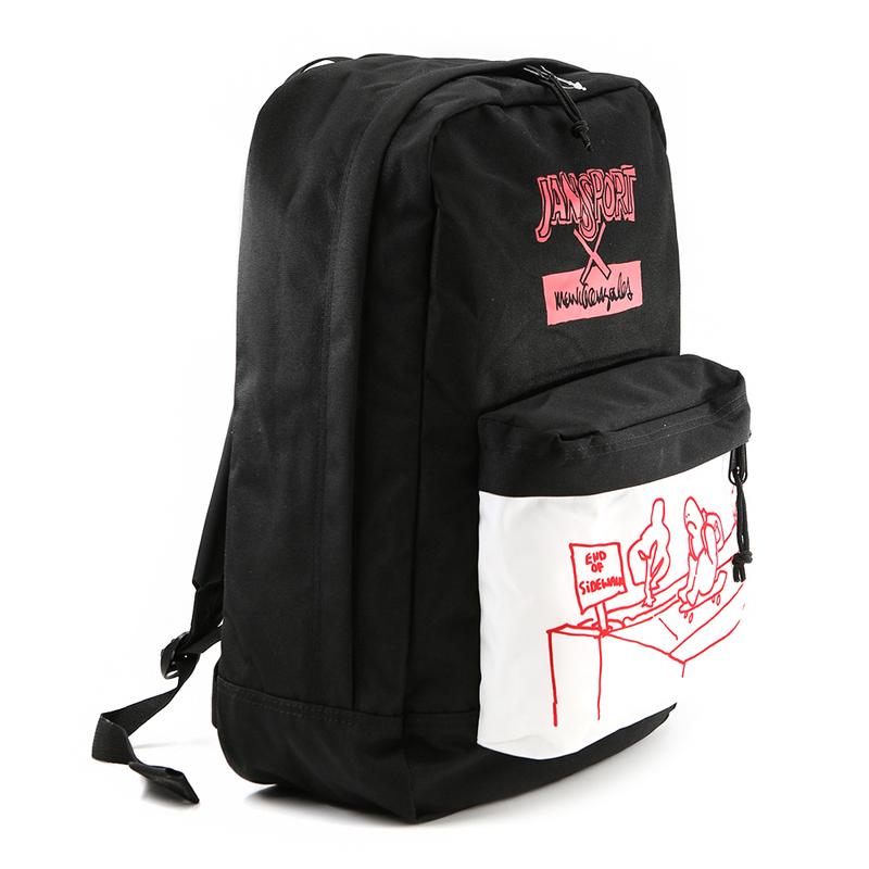 Jansport Backpack Superbreak X Gonz End Of Sidewalk Gonzales Skate School Bag