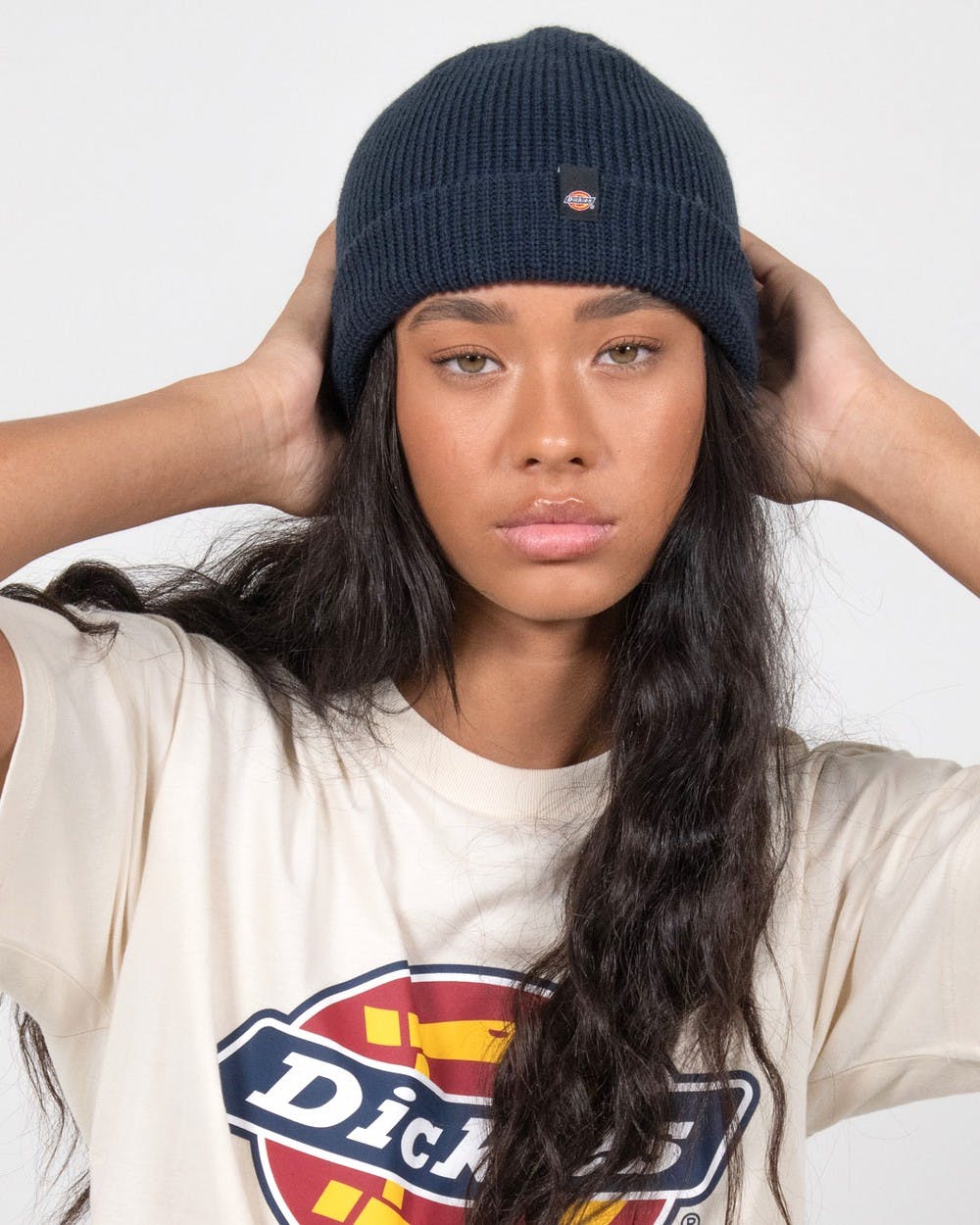 Dickies Beanie Seattle Black Basic Cuff Skateboard Hat