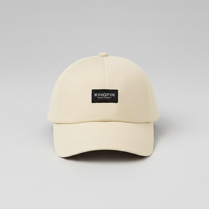 Kingpin Skate Supply Cap Black Label Khaki Snapback Jockey Skateboard Hat