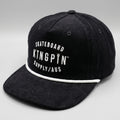 Kingpin Skate Supply Cap Class Cord Rope Retro Ink Blue White Skateboard Hat