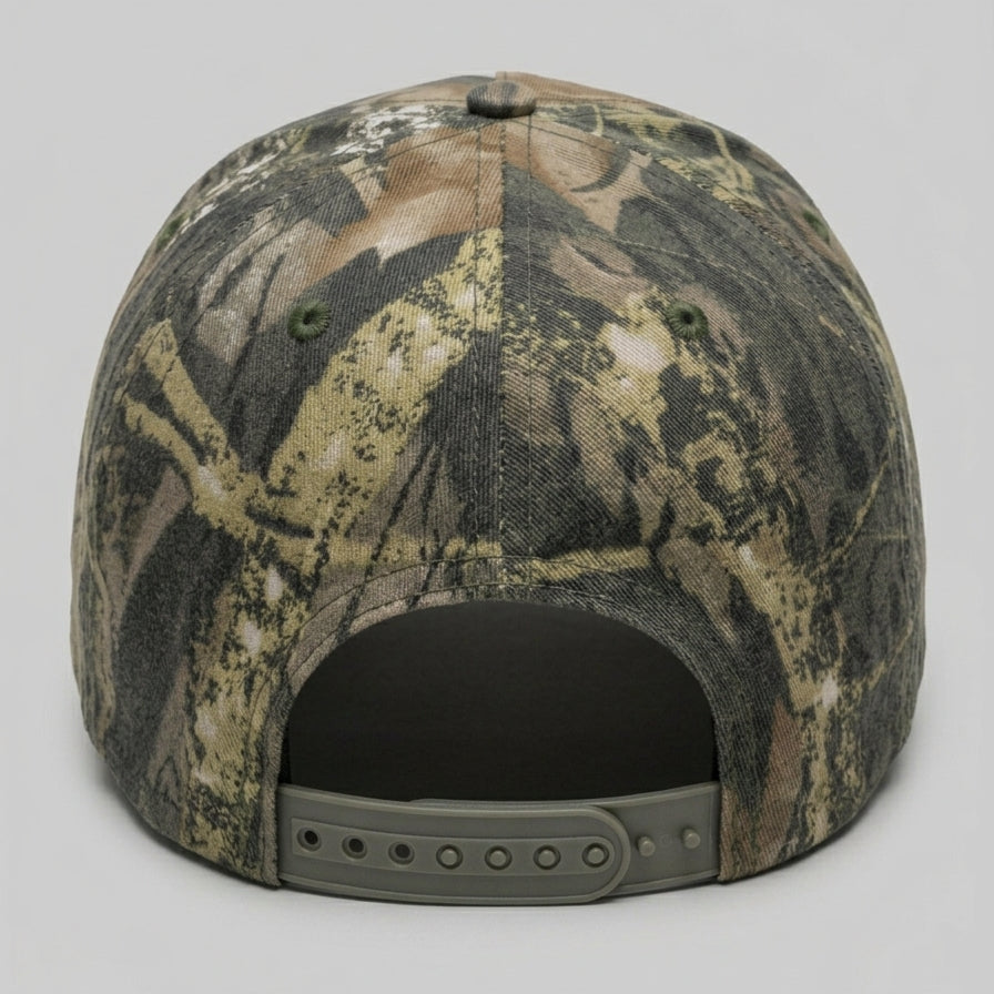 Kingpin Skate Supply Cap Frame Soft Retro Real Tree Camo Snapback