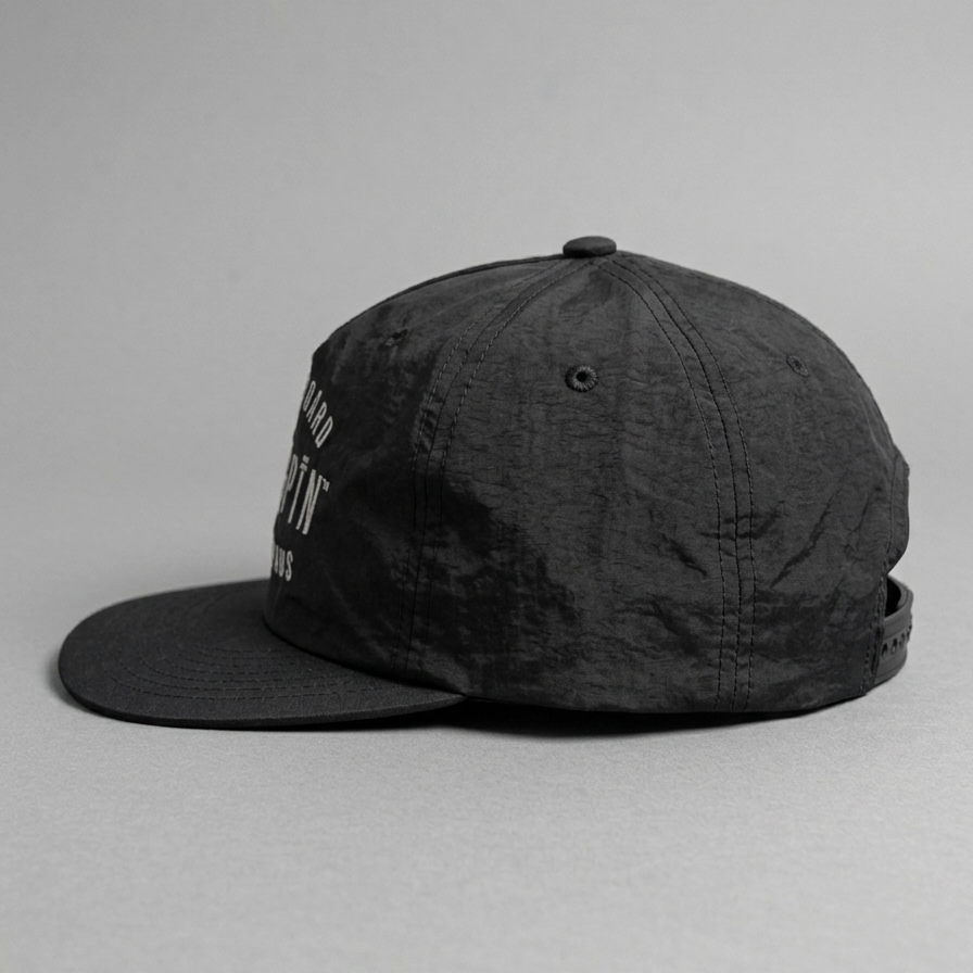 Kingpin Skate Supply Cap SF Quick Dry Retro Black Snapback