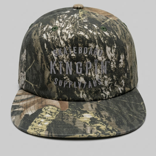 Kingpin Skate Supply Cap SF Retro Real Tree Camo Snapback