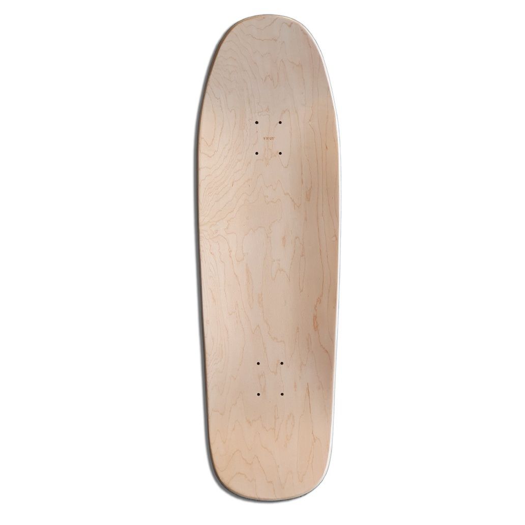 Kingpin Skate Supply Deck OG Logo Natural Veneer Sweatpants Shape 9.8125"