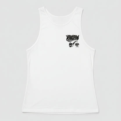 Kingpin Skate Supply Singlet Hazy Deeds White
